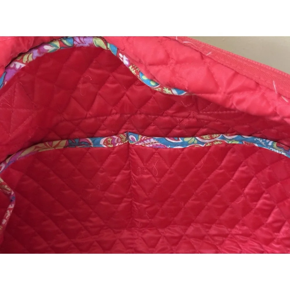 Vera Bradley RETIRED PRINT Paisley in Paradise Large Travel Duffle Bag  EUC